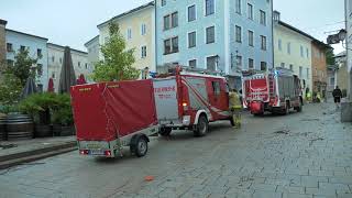 18.07.2021 AT Hallein: Aufräumarbeiten nach Überschwemmung