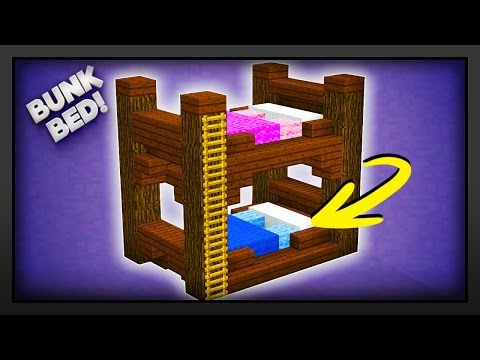 Minecraft - How To Make A Bunk Bed Minecraft - How To Make A Bunk Bed