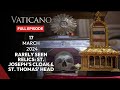 VATICANO - 2024-03-17 - RARELY SEEN RELICS: ST. JOSEPH‘S CLOAK AND ST. THOMAS‘ HEAD