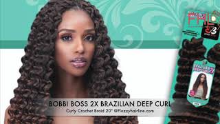 Bobbi Boss 2X Brazilian Deep Curl Crochet Braid 20\