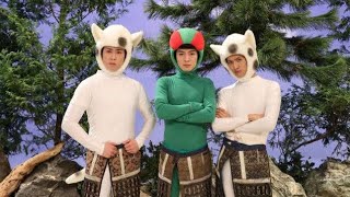 Snow Man深澤辰哉＆向井康二＆宮舘涼太が「桃太郎」の世界へ　4度目の『ドリフ』“アドリブ満載”のコント披露【コメントあり】dfdfdfffdfG