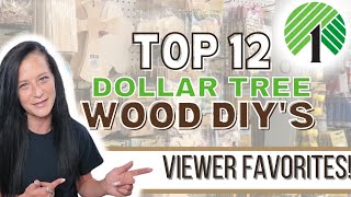 TOP 12 Dollar Tree WOOD DIY'S | DIY Home Decor using Dollar Tree Wood