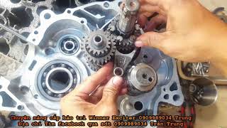 Ráp dên và bộ số Winner Rs150 dohc 2 cam