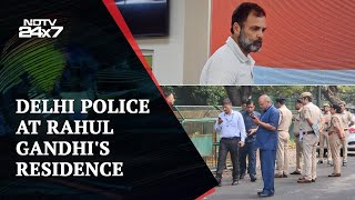 Cops, Protest, Then A Drive: Day Of Drama At Rahul Gandhi's Delhi Home