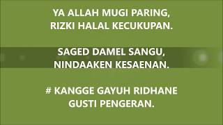 Syair Pujian Bulan Rajab Versi Kh Anwar Zahid