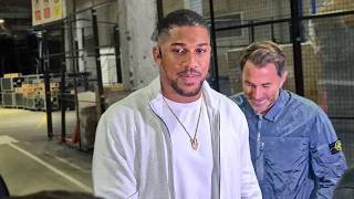 HES HERE!! Anthony Joshua ARRIVES at Chisora vs Wilder!