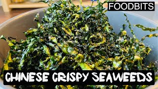 How to Cook Chinese Crispy Seaweeds | like UK take away using cabbage