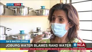 Some Joburg suburbs without water