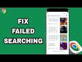 How To Fix And Solve Google Chrome App Failed Searching | Final Solution