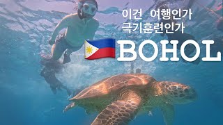 🇵🇭보홀 세미패키지여행 - 고래 돌고래 정어리 바다거북이 안경원숭이 반딧불 지눈으로 똑똑히 봤슈.  햇빛 알러지가 이렇게 힘든건가요🥲