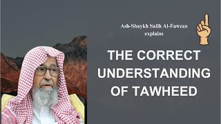 Correct Understanding of Tawheed - Shaykh Saleh al Fawzan