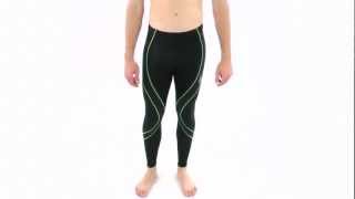 CW-X Men's Insulator Endurance Pro Running Tights | SwimOutlet.com