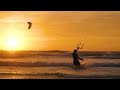 kitesurfing in cape town 2018 sunset session with wake up stoked