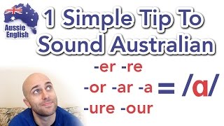 1 Simple Tip To Sound Australian: /ɑ/ | How To Do an Aussie Accent