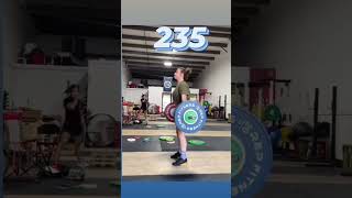 235lb Snatch | Kate Vibert #snatch #olympiclifts #weightlifting