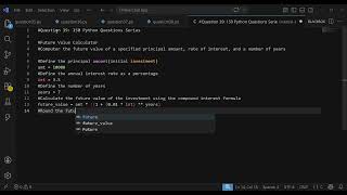 Calculate Future Investment Value in Python (Compound Interest)