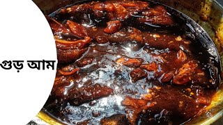 মামার কাছ থেকে শেখা রেসিপি গুড় আম/gur amer achar/gur aam recipe in bengali