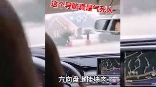 被導航嫌棄的女車主