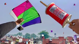 Kite Flying In Fast Wind | Toofani Hawa Main Patang Uda Di 😱 | Kite Cutting