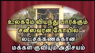 உலகமே வியந்து பார்க்கும் சனீஸ்வரன் கோயில் லட்சக்கணக்கான மக்கள் குவியும் அதிசயம்