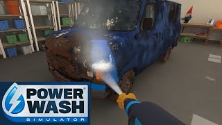 限界まで汚した車をきれいにする【POWER WASH SIMULATOR】