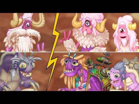 All Adult Celestials Comparison - Update 5 Adult Attmoz  My Singing Monsters - Dawn of Fire