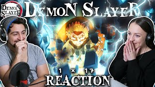 ZENITSU IS HYPE! ⚡ Demon Slayer 1x17 REACTION! | 