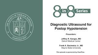 Diagnostic Ultrasound for Postop Hypotension