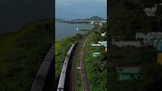 #chennai #chengalpattu #railfans #indianrailways#railway #southernrailway #chennaiegmore #droneshots