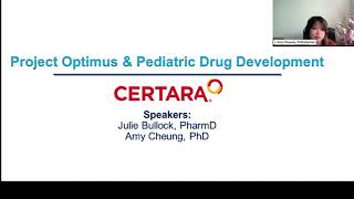 Project Optimus \u0026 Pediatric Drug Development