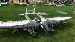 Huge Rc Kalinin K-7 CCCP,6m Wingspan and 7 Motors at Kulmer Air Show 2014 Pilot is Rainer Mattle