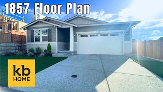 KB Homes New Construction House Tour | Stunning 1857 Floor Plan in Seattle WA Area