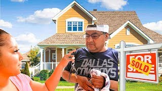 I BOUGHT MY DAD A $1,000,000 HOUSE!!! *EMOTIONAL*