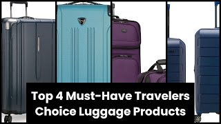 【Travelers choice luggage】Top 4 Must-Have Travelers Choice Luggage Products 🥇