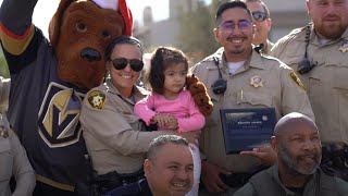 LVMPD recognizes 2 year old for courage and resiliency