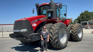 470HP ਟਰੈਕਟਰ ਕੈਲੀਫੋਰਨੀਆ ਵਿੱਚ!(470hp case tractor in California)🚜