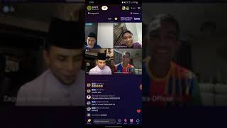 Zaquan adha , Indra putra , Azamuddin akil , Baddrol baktiar LiveTiktok