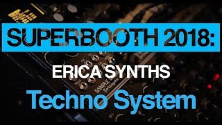 Superbooth 2018: Erica Synths Techno System demo