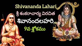 శ్రీ శంకరాచార్య విరచిత శివానందలహరి | Sivananda Lahari | sudarsanaYT