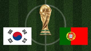 South Korea vs Portugal | FIFA Qatar World Cup 2022 | eFootball PES Gameplay | Realistic Simulation