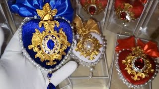 Украшения Для любимых, на елку, в интерьер  в автомобиль. #бархатные #ёлочныеигрушки #медальоны