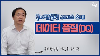 데이터 품질 관리 ㅣ 투이컨설팅 서비스 소개