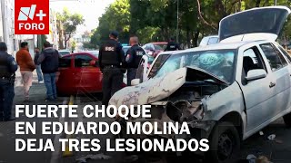 Choque por alcance en la avenida Eduardo Molina deja tres lesionados - Las Noticias