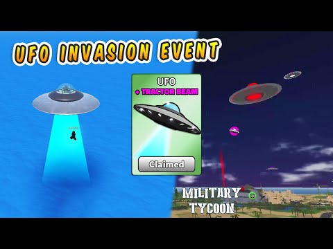 UFO Invasion Event in Military Tycoon Roblox