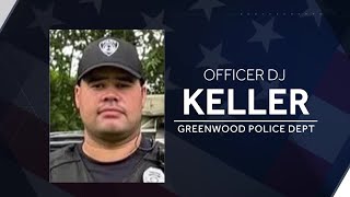 Funeral arrangements announced for officer killed in Greenwood crash