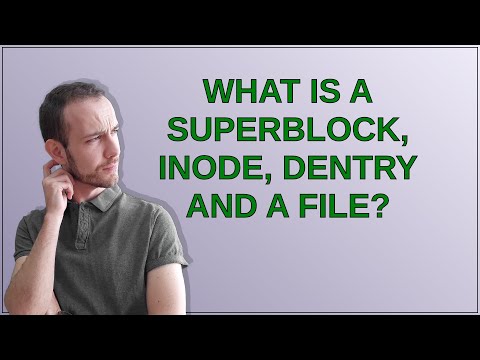 What is the use of superblock in Linux?