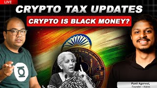 Crypto Is Black Money, Crypto TAX UPDATE!