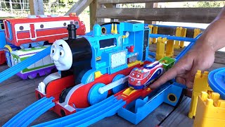 Thomas & Chuggington Plarail ☆ W Big Thomas Coal Carrying Course