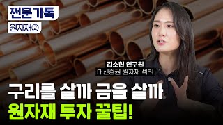 원자재 투자, 구리 '맑음', 금 '흐림', 팔라듐은?