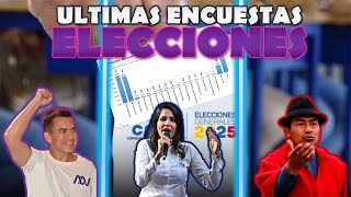 Ultimas Encuestas presidenciales Ecuador 2025 (Diciembre)